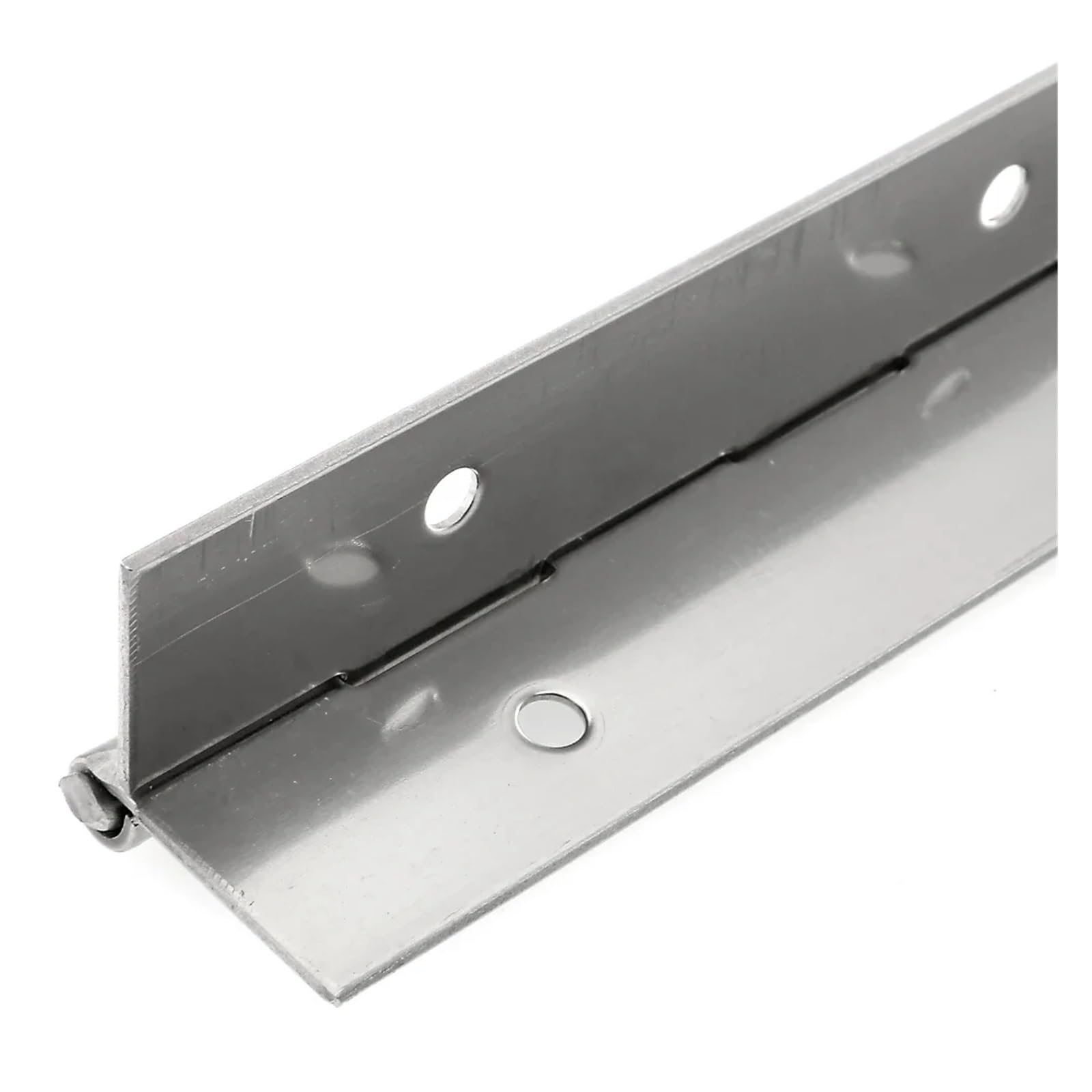 Bisagra continua, bisagra de piano ajustable de acero inoxidable para puertas, longitud, solución de cierre de puerta duradera y fiable