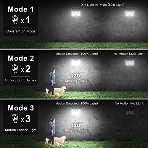 Solar Lights Outdoor 8 Pack, Motion Sensor Outdoor Lights 148 Led Solar Security Lights Wireless Ip65 Waterproof Solar Powered Wall Light For Outside (Cold White) #TOP6