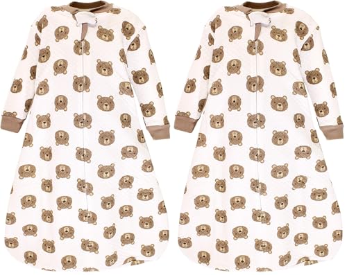 Image of Hudson Baby Unisex Baby Premium Quilted Long Sleeve Sleeping Bag and Wearable Blanket