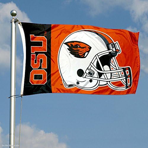 OSU Beavers Large Football Helmet 3x5 College Flag - Image 3