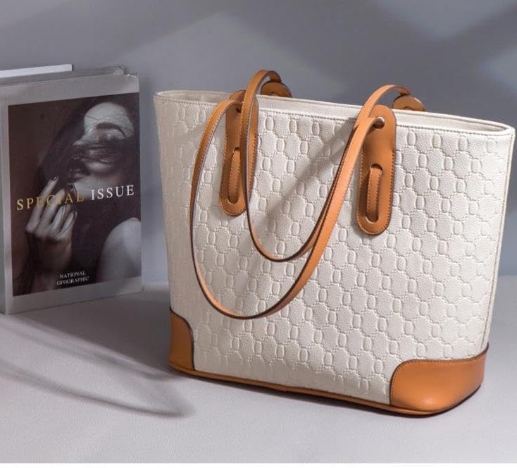 Image of Women Combo Handbag Embossed Pattern 4 in 1 Set Tote, Cross body, Pouch, Card Holder