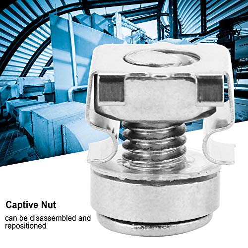 20Pcs Rack Screws and Cage Nuts Kit for Network Cabinet Server Rack Mounting Hardware Assortment with M6*16 Captive Nut Fasteners - Image 2