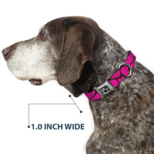 Collier pour chien réglable 15-66 cm boucle os robuste