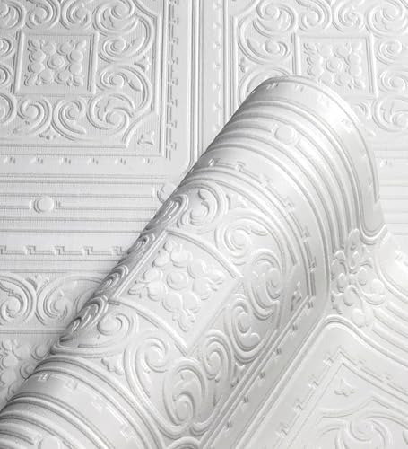 Papier peint texturé blanc GAULAN pour masquer les murs abîmés