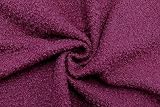 AllTissus Tissu Tweed Bouclette Cara Rouge Carmin -Au Mètre