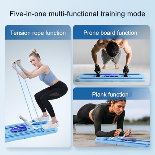 Machine d'exercice à rouleaux multifonctions avec support de coude pour entraînement des abdos