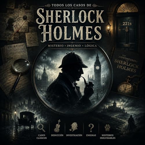 Sherlock Holmes &ndash; Todos los casos (Audiolibros en Espa&ntilde;ol) cover art