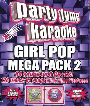 Audio CD Party Tyme Karaoke - Girl Pop Mega Pack 2 [8 CD][64+64 Song Party Pack] Book