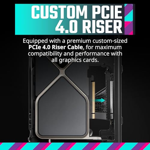 Image of Cooler Master NCORE 100 MAX Bronze Mini-ITX PC Case|AIO|PSU Ready, Included Custom 120mm AIO, V850W SFX Gold PCIe 5.0 PSU, Designed Ready Nvidia RTX 5080 | AMD RX 9070 XT, 356mm GPU Support, DIY
