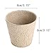 KINGLAKE 100 Pcs 3 Inch Peat Pots, Seeds Starter, Transplant Seedlings With 100 Pcs White Plastic Plant Labels