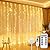 Minetom Curtain Lights, 300 LED Dimmable Fairy Lights with Remote and Timer, 8 Modes, USB Powered String Lights for Room Wall Party Xmas Indoor Decor, Warm White