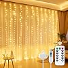 Minetom Curtain Lights, 300 LED Dim...