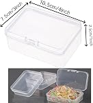 Clear Pvc Playing Card Boxes,4Pcs Blank Playing Cards Storage Box,Trading Deck box,Deck Box Holder With Storage for Card Games