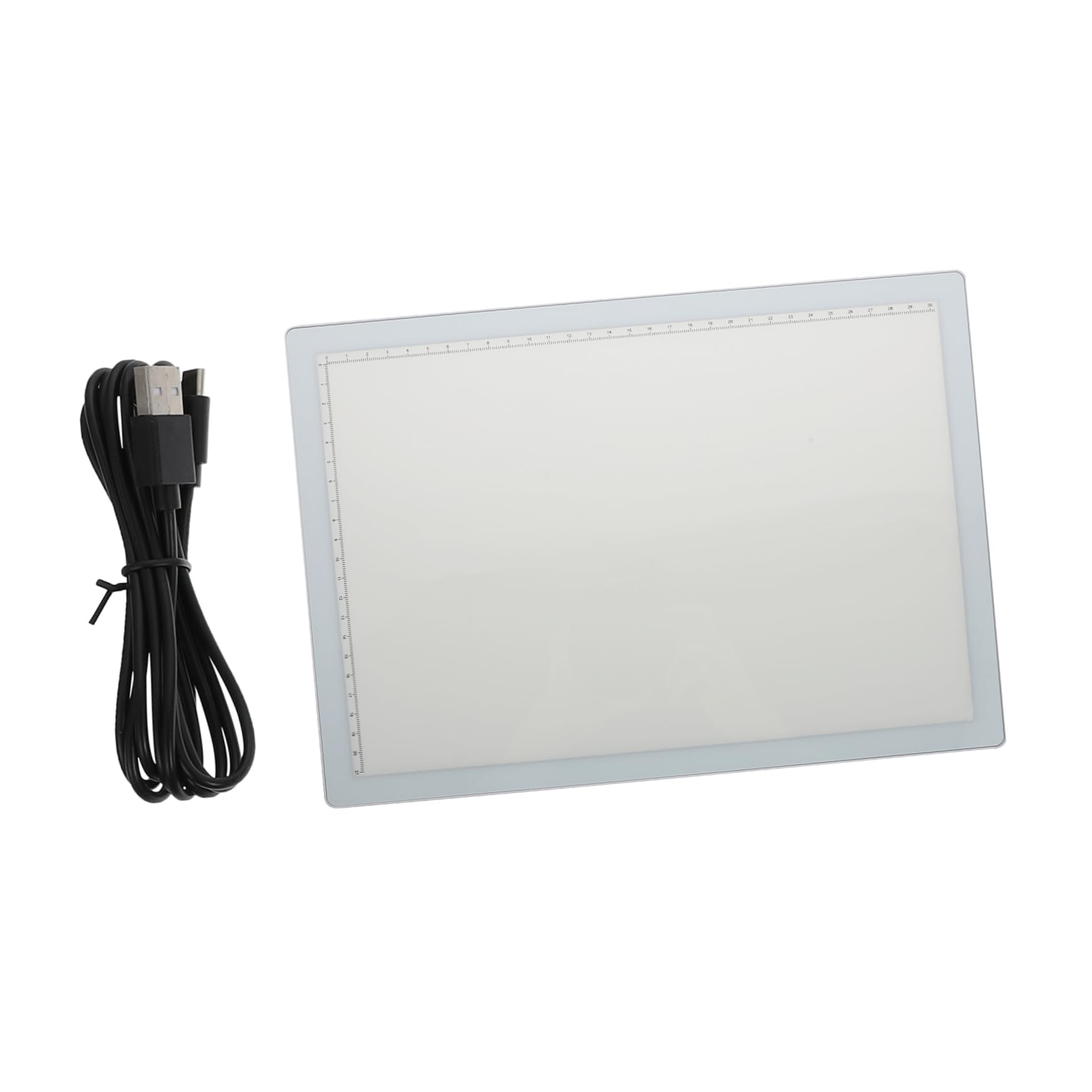 Gogogmee 1pc Copy Table Painting Board Copy Drawing Board Rechargeable d Batteries Copy Pad A4 LED Rechargeable Batteries Copying Board Optical Tracing Board LED Copy Board White Abs