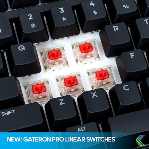 Image of KINESIS Freestyle Edge RGB Plus Split Mechanical Keyboard | Hotswap Linear Switches | RGB | Ergonomic | Detachable Palm Support | Fully Programmable | Mac Keycaps Included | Lift Kit Included
