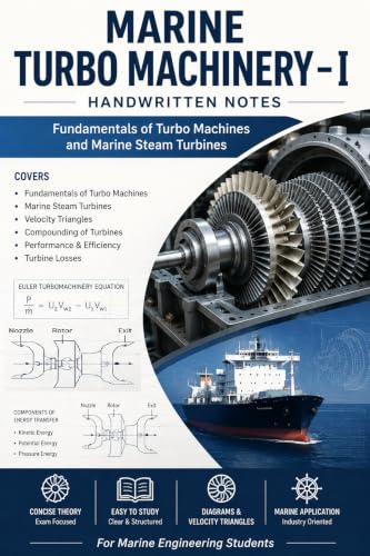 Marine Turbo Machinery - I - Handwritten Notes : Fundamentals of Turbo Machines and Marine Steam Turbines (English Edition)