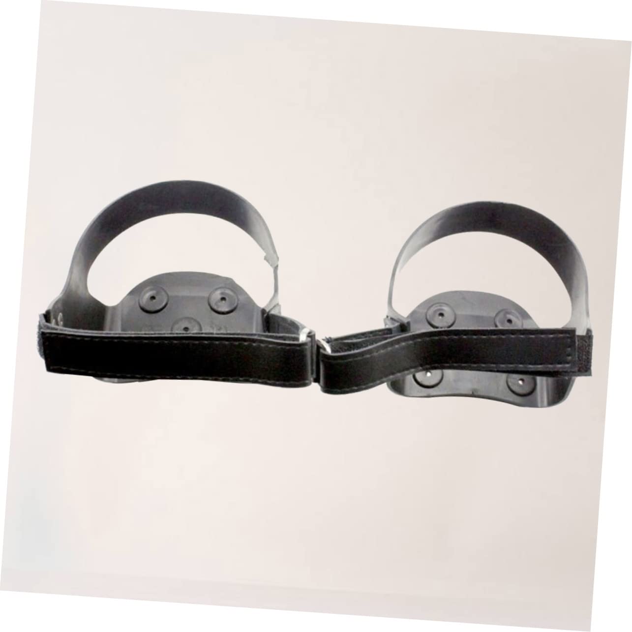 Ramponi da Ghiaccio a 5 Denti in Silicone Strisce Riflettenti, Ramponi Antiscivolo per Escursionismo e Trekking su Neve e Ghiaccio, Tacchetti in Acciaio Inox, Taglia L39-42,