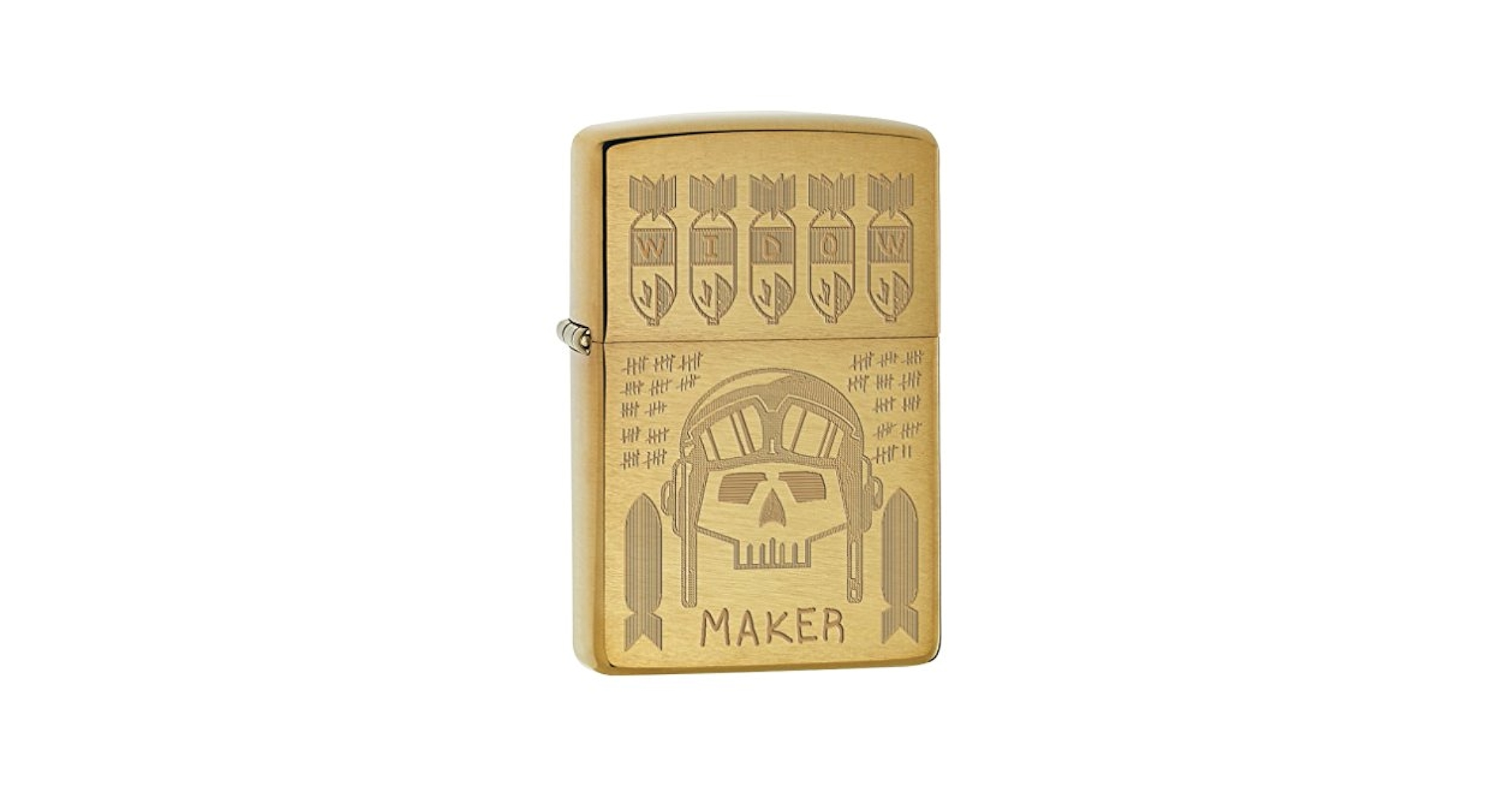 Amazon.com: Zippo Lighter: Widow Maker, Trench Art - Brushed