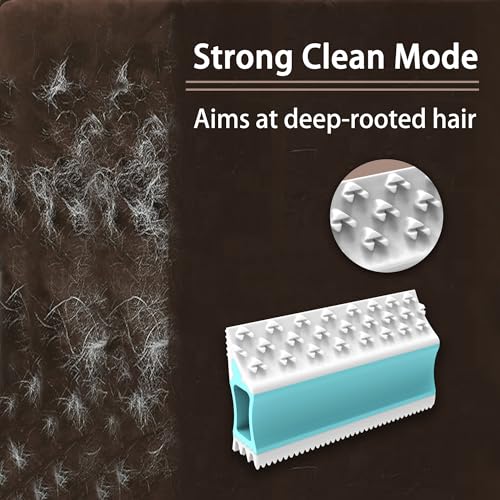 Image of 4IN1 Pet Hair Remover, Dog /Cat Fur Removal Tool - Design to Uproot and Clean Embedded Pets Hair in Carpet, Couchs, Cat Trees, Portable Fur Cleaning for Car Interior During Travel with Your pet, Pro