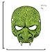 Half Face Lizard Mask, Animal Lizard Mask, Funny Animal Mask for Halloween Cosplay Masquerade Costume Party,Lizard Man Mask,