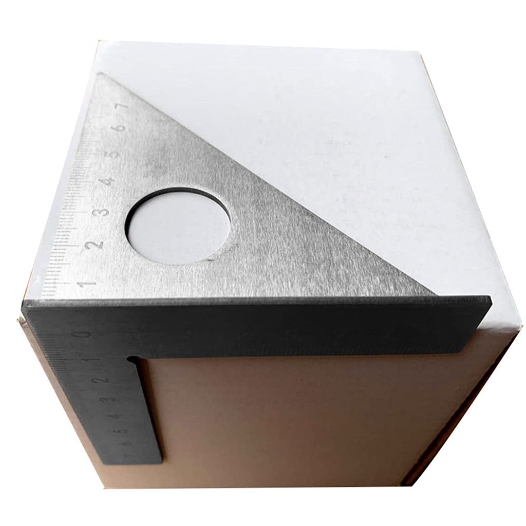 HKGFAYO 硬度角度ガイド定規木工スクライバースクライビングゲージファインダー分度器ステンレス鋼大工測定ツール