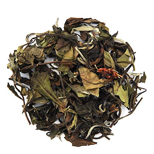 Image of Organic Positively Tea Company, White Champagne Raspberry White Tea, Loose Leaf, 4 Ounce