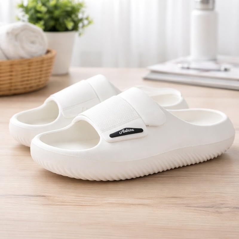 Adroz Men's White Slipper - Image 7