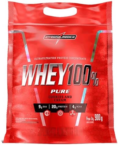 Whey 100% Pure Refil (900G), Integralmédica