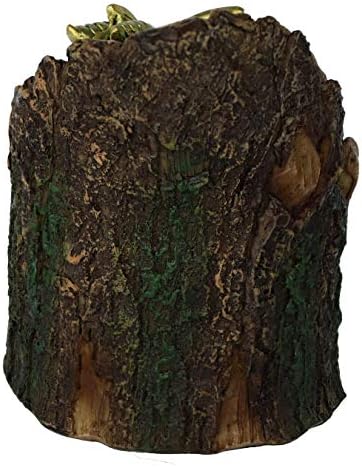Nemesis Now Arboreal Hatchling Green Dragon in Tree Trunk Light Up Figurine, Red, 10.8cm, U5288S0