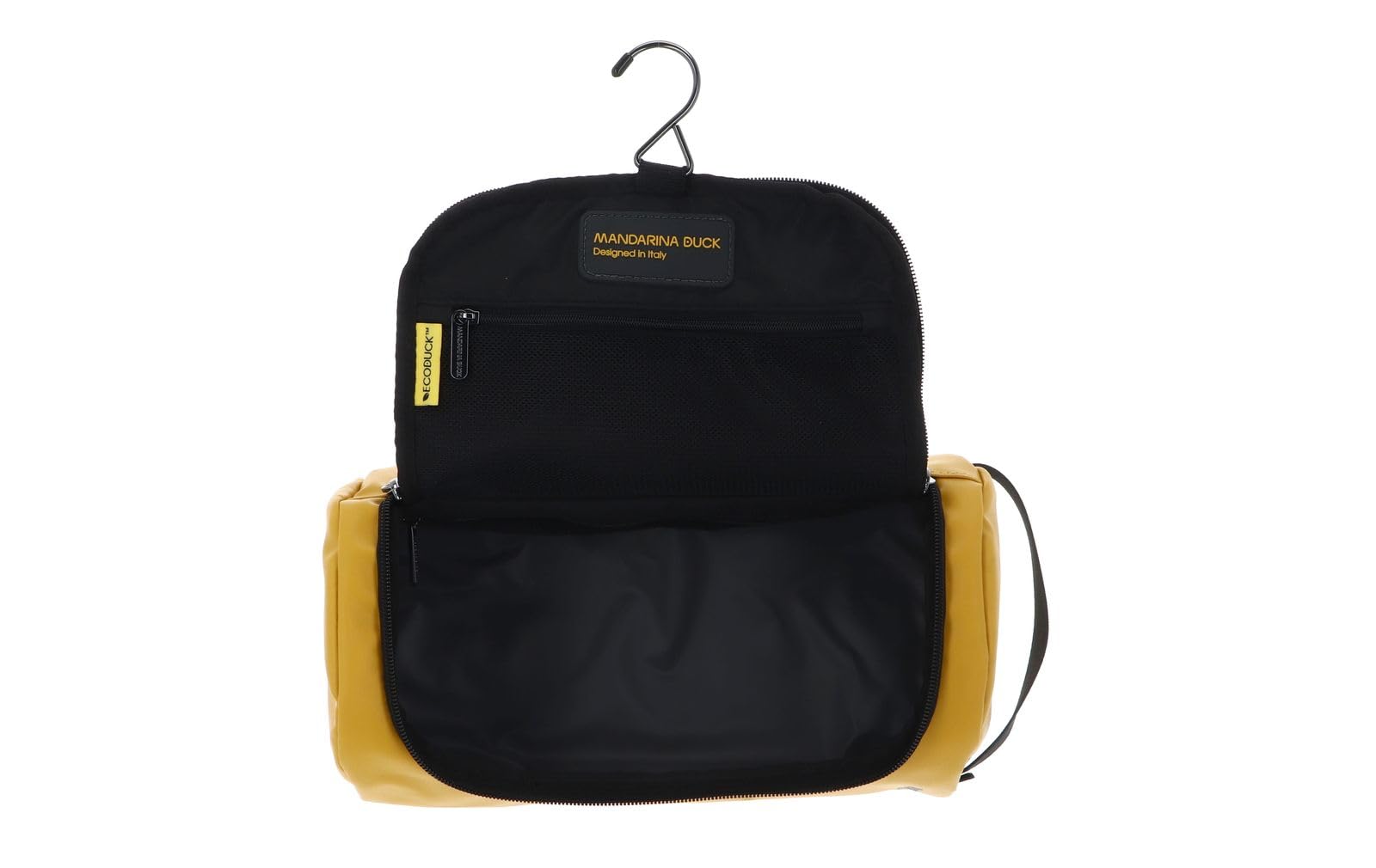 MANDARINA DUCK borsa da toilette Eco Coated Necessaire Duck Yellow giallo scuro