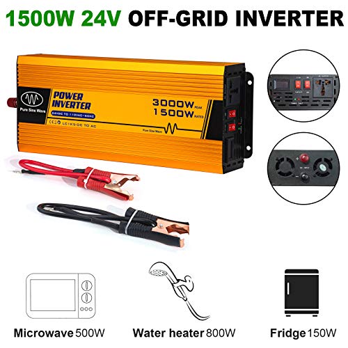 ECO-WORTHY 3 kW·h Solarmodul System mit All in One Wechselrichter 720 W 24 V Solarpanel Kit für netzunabhängige… – Bild 5