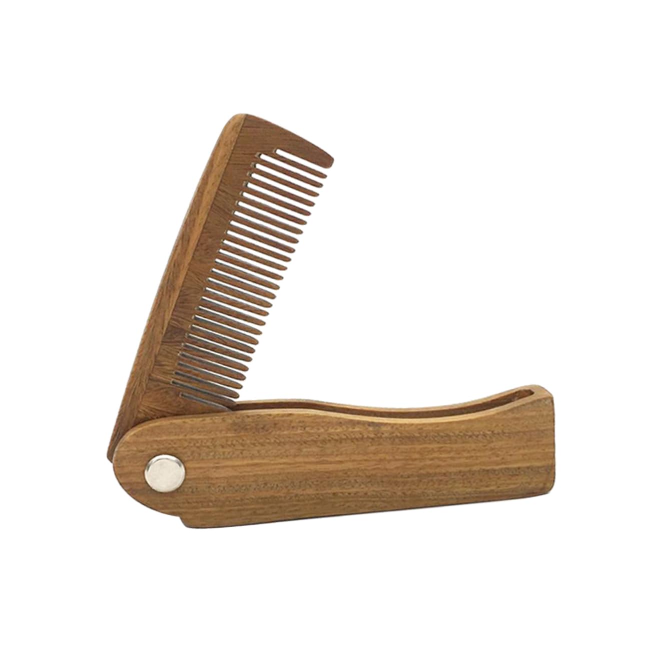 MAGICLULU 3 Pz pettini per spazzole per pettine pieghevole pettine portatile atrezzi da viaggio da barba in legno bei denti per barba spazzola per