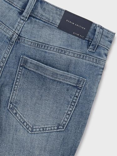 Mayoral Basic Slim fit Trousers for Boys Steel Blue3