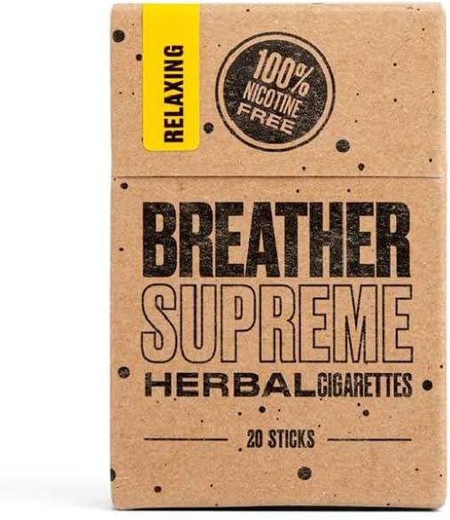 Herbal Cigarettes - Tobacco and Nicotine Free 4 Packs 80 Smokes : Health & Household