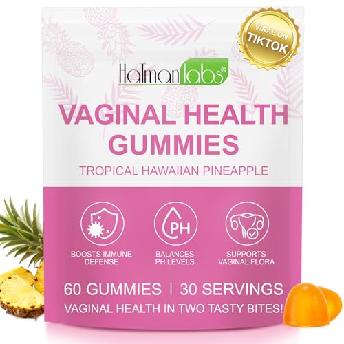 Image of Vaginal Probiotics Gummies for Women, PH Balance for Women, Hawaiian Pineapple Gummies for PH Health, Improve Immune, Women's Vaginal Health Supplement, 60 Gummies