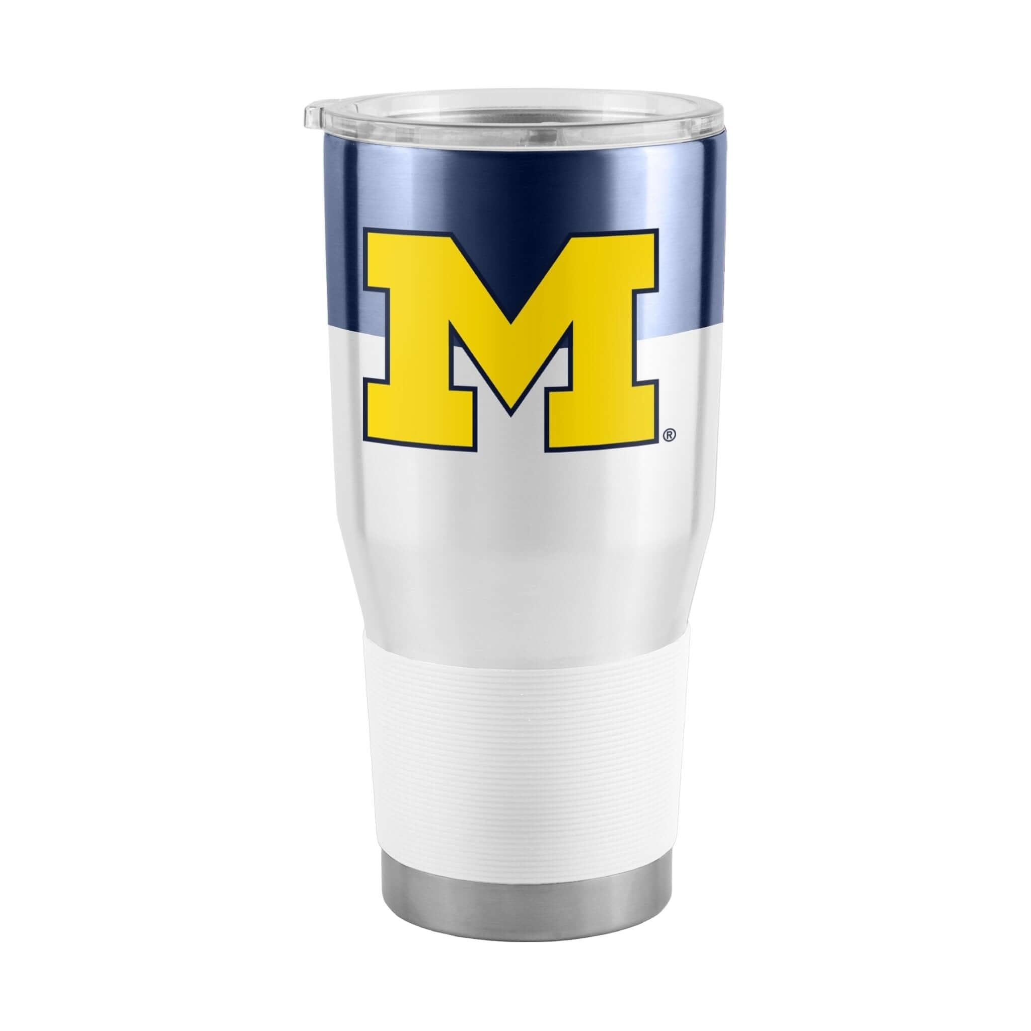 logobrands Michigan 30oz Colorblock Stainless Tumbler