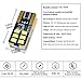 XELORD T10 W5W LED Canbus Bombilla 12V Coche T10 LED 6000K Wedge...
