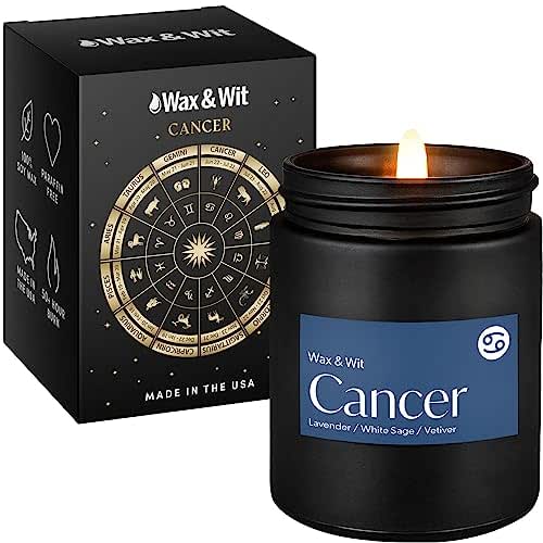 WAX & WIT Cancer Zodiac Gifts for Women, Astrology Gifts