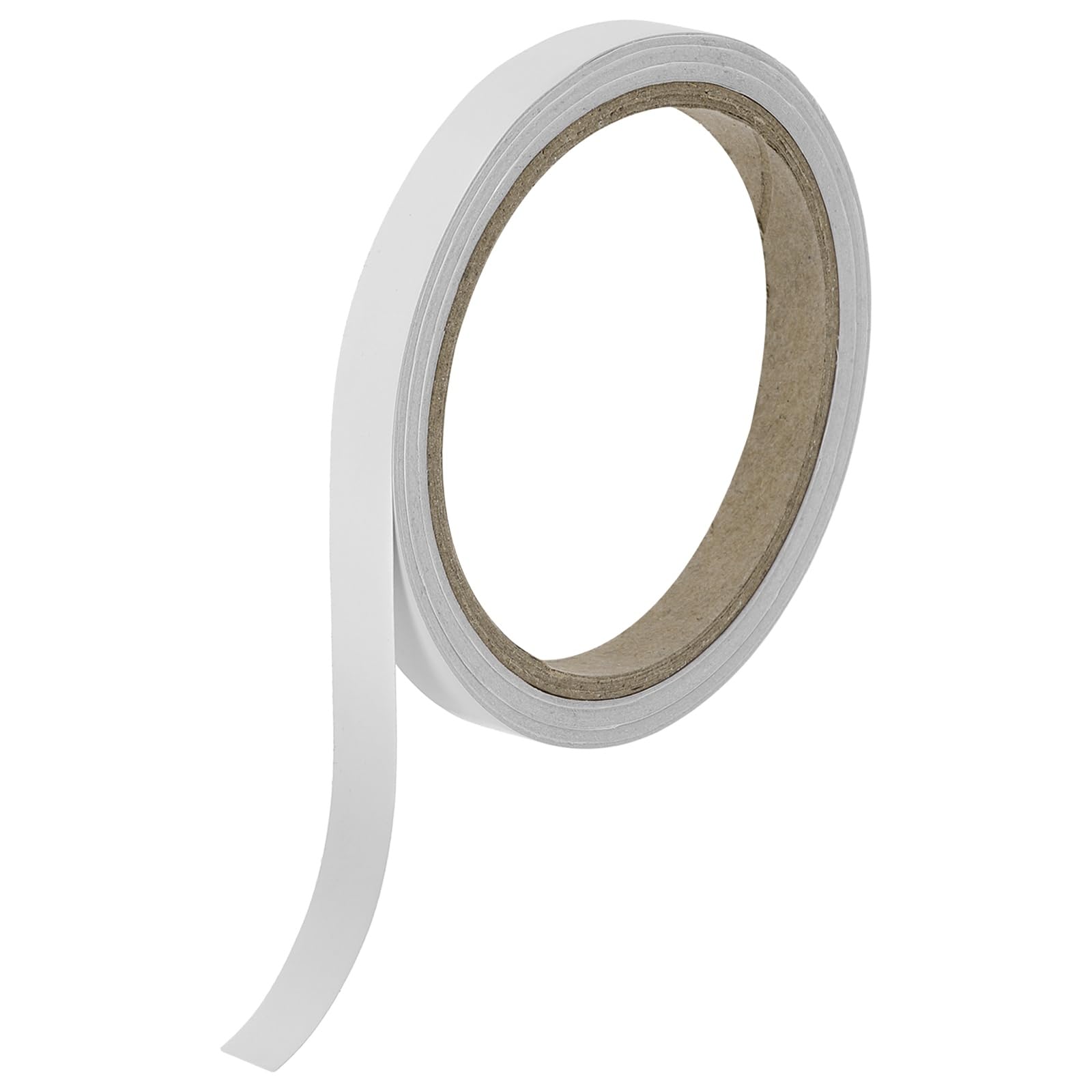 sourcing map PVC Edge Banding Tape 10mm Matte White Peel Stick Edging Trim