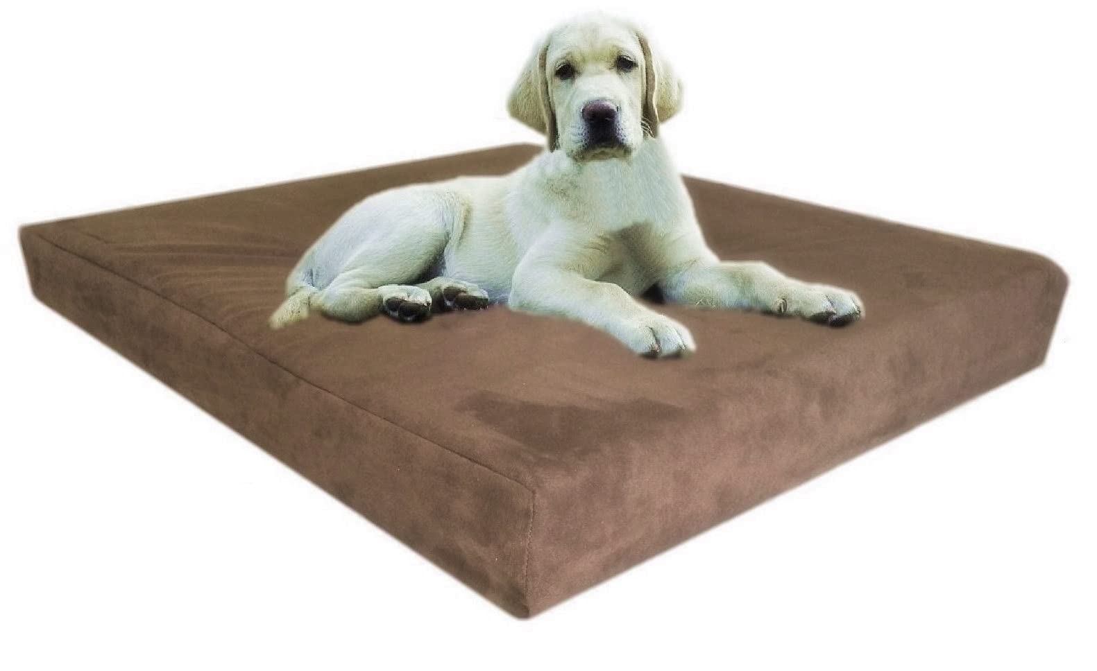 Photo 1 of 40''x35''x4 Chocolate Brown Anti Slip Washable Microfiber Suede Waterproof Therapeutic