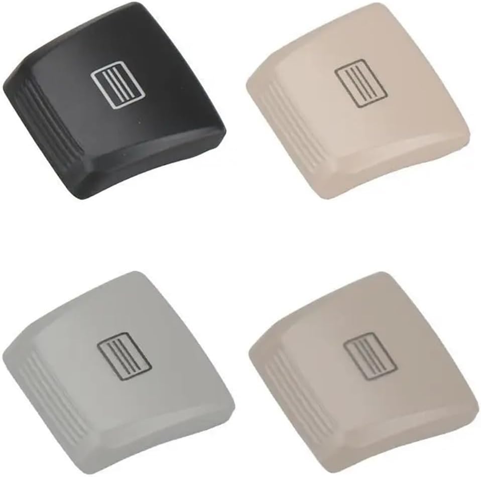 Compatible W205 253 Car Sunroof Window Switch Button Cover Plastic Car Indoor Ceiling/Switch C GLC Class(White)