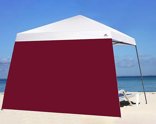 Miniatura 8 de SCOCANOPY SideWall para marco de toldo de pierna inclinada de 10 x 10 pies, paquete de 3 solamente Sunwall, azul marino