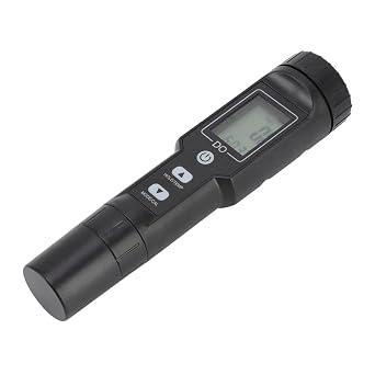 Dissolved Oxygen Meter Detachable Probe Digital Screen Display Dissolved Oxygen Sensor For Aquarium Experiment Research(Without Backlit)