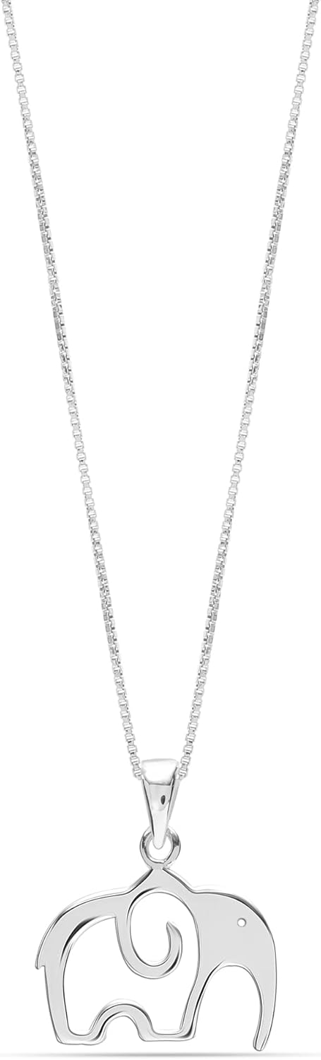 Charmsy 925 Sterling Silver Elephant Jewelry Set | Good Luck Pendant, Drop Earrings, Bracelet & Necklace | Birthday & Christmas Gift for Women - Image 4