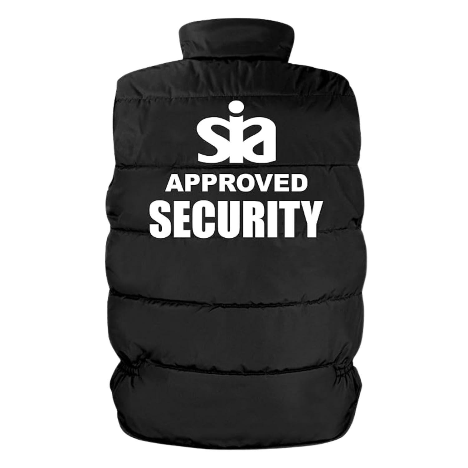Brook Hi Vis Uk Unisex Black Brook Hi Vis Sia Security Premium Result Bodywarmer, Multi-Pocket Workwear For Door Staff, Event Teams & Night Work, Bouncers