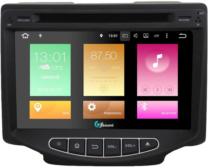 CUSTOM FIT JF SOUND ANDROID 8.0 CHEVROLET CRUZE 12> 8CORE OCTACORE CONNECT GPS BLUETOOTH