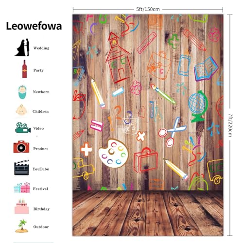 Fondo fotográfico vinilo Leowefowa 5x7 ft amarillo miniatura 2