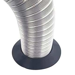 TYGERIX® Tubo Flessibile in Alluminio da 60 mm | Pieghevole e Allungabile fino a 2,5 metri | Resiste fino a 250°C | Maggiore Spessore e Resistenza alla Corrosione e all'Usura | Certificato | Il Top