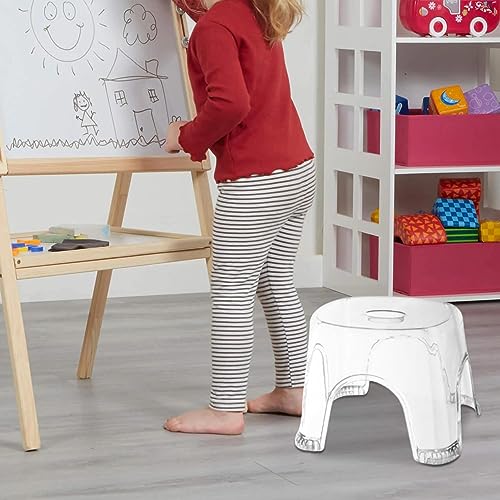 Sgabello da bagno trasparente, Sgabello