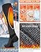 Hylaea Merino Wool Ski Socks, Cold Weather Socks for Snowboarding, Snow, Winter, Thermal Knee-high Warm Socks, Hunting